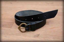 Women's / children's leather belt GOTHIC