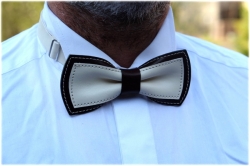 LK leather bow tie - kopie