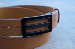 Formal leather belt brown no. 3 - kopie