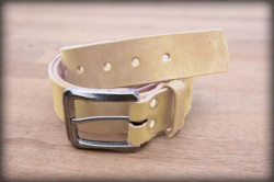 Natural leather belt RUSTIK