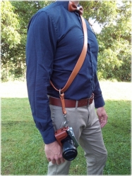 LK leather camera strap