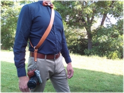 LK leather camera strap