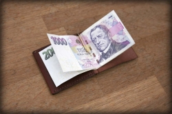 LK Kožená peněženka "Dolarovka"