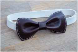 LK leather bow tie - kopie