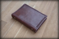 Leather diary A6 brown