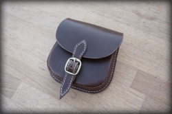 LK leather carrying case brown
